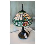 Tiffany style stained glass table lamp - 14