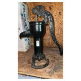 Vintage cast iron water pump