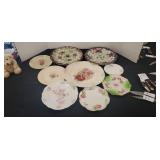 9 flower plates