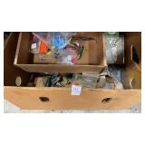 Assortment of bait, lures- box lot