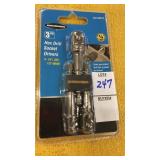 Warrior 3piece  drill socket set drivers