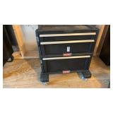 Craftsman stackable two section toolbox on wheels