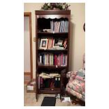 Wooden Bookshelf Approx 6ft Tall NO CONTENTS