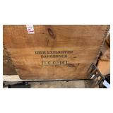 National Powder Company Wooden Crate NO CONTENTS