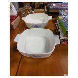 2 Corning ware dishes