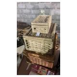 Lot of 3 Wicker Baskets