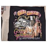 Harley size xl t-shirt,Old Bikes & Good whiskey