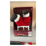 Santa Stuck in Chimney Decoration