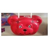 Red bear lunch box