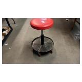 Shop Roller seat with tool tray