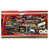 Screwdrivers + seal tapes Drawer Lot