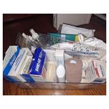 Rolled gauze,band aids,other assorted first aid