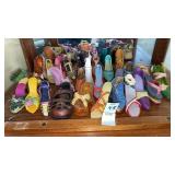 Shelf lot shoe decor