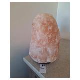 Salt rock, meditation lamp