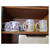 Cupboard of coffee mugs