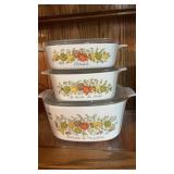 Corningware 3 piece