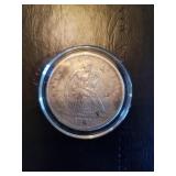 1859 Seated Liberty half dollar