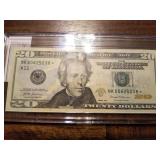 2017 Series Green seal twenty dollar bill