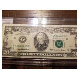 1995 Series Green seal twenty dollar bill