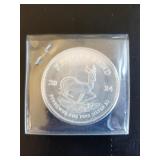 2024 South Africa 1 oz silver krugerrand