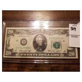 1974 Series Green seal twenty dollar bill