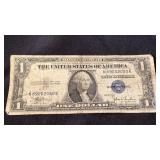 1935 C silver certificate one dollar bill