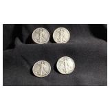 (3)-1927S, 1928S, 1929D, 1929S, Barber silver half