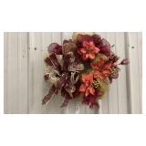 Holiday wreath - 17 inches wide