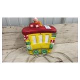 Vintage blow mold caboose- 7 inches wide