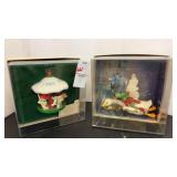 Two Hallmark Christmas ornaments