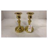 Baldwin brass Smithsonian Institute candlesticks