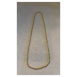 14 K MQ Gold Necklace