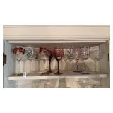 Holiday wine glasses top