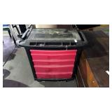 Rubbermaid Plastic Portable Storage Cart