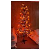 Lighted Halloween tree- 6ft