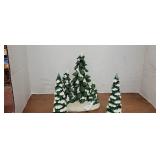 3-Decorative Christmas Trees