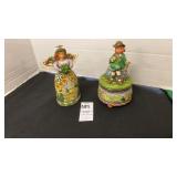 Jim Shore figurine and trinket box