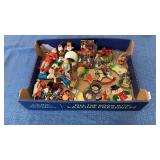 Box assortment of Christmas ornaments/decor