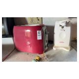 Black & Decker, pink toaster and sunbeam electric