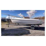 Hunter 170 sailboat w/Honda motor & boat trailer