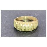 14k puffy ring