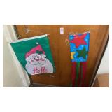 Holiday garden flags - lot of 2