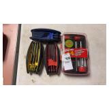 Lot of Allan Wrenches and Screwdriver Set