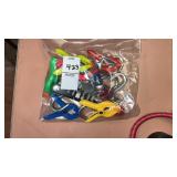 Bungee Cord and Bag of Mini Clamps