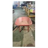 Plastic wheel barrow