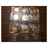 1972 Mint Uncirculated D coin set & 1 unmarked