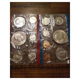 1973 Uncirculated D coin set & 1 unmarked coin