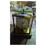 Clock in glass case