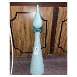 Emboli Glass Genie Bottle Sky Blue