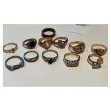 12 Ladies Rings size 5